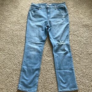 EUC High rise straight leg Levi